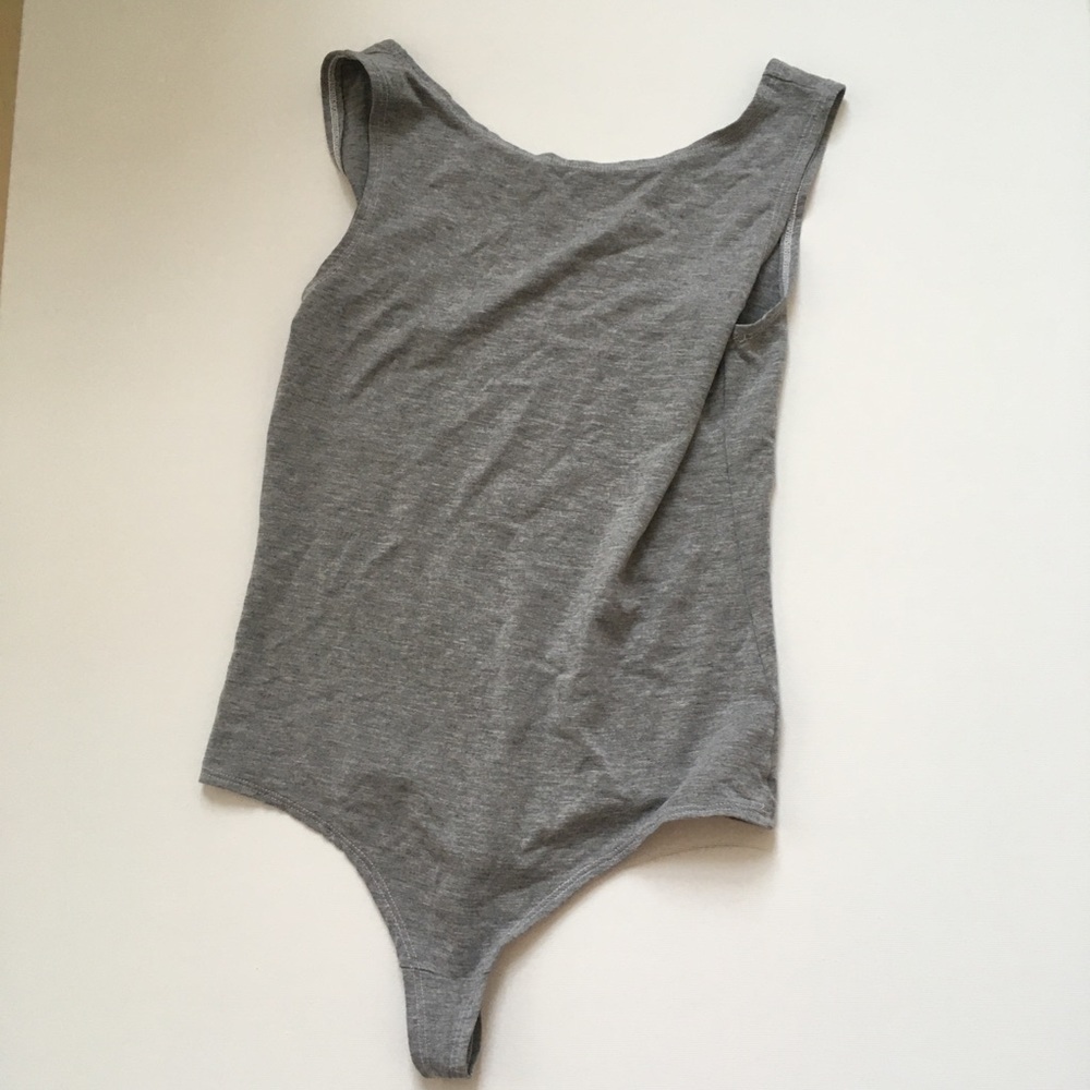Gone NWOT Mary Young Backless Thong Bodysuit